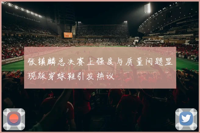 张镇麟总决赛上强度与质量问题显现踩穿球鞋引发热议